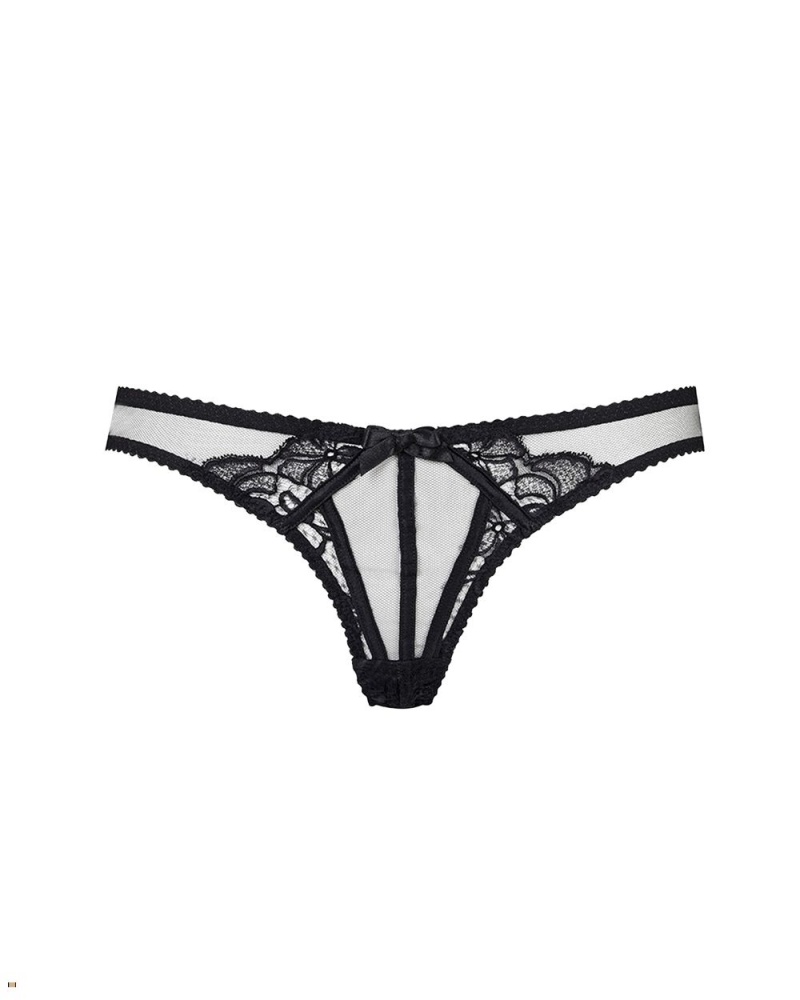 Agent Provocateur Rozlyn Women\'s Ouvert Black | EHACMNV-30