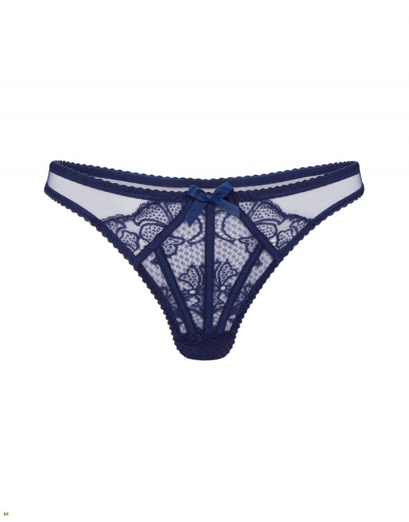 Agent Provocateur Rozlyn Women\'s Thong Navy | MGEWTYD-03