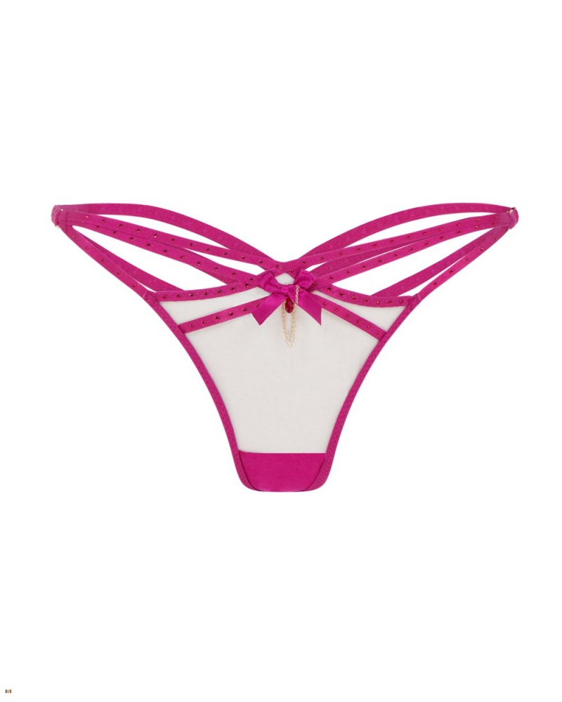 Agent Provocateur Rubi Women's Thong Red | SMJROPX-08