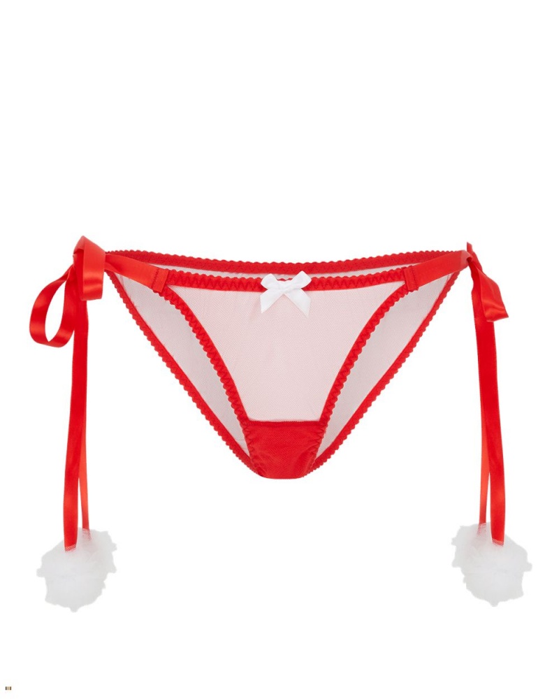 Agent Provocateur Santa Baby Women\'s Brief Red White | XGMYHLC-17