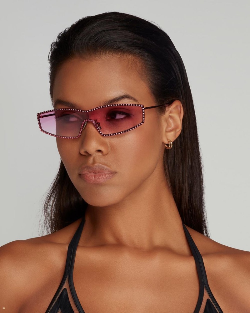 Agent Provocateur Scarlette Women's Sunglasses Pink | FTCIQXJ-73