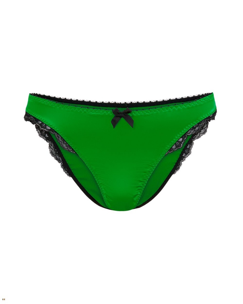 Agent Provocateur Sloane Women\'s Brief Green Black | FMBASIT-01