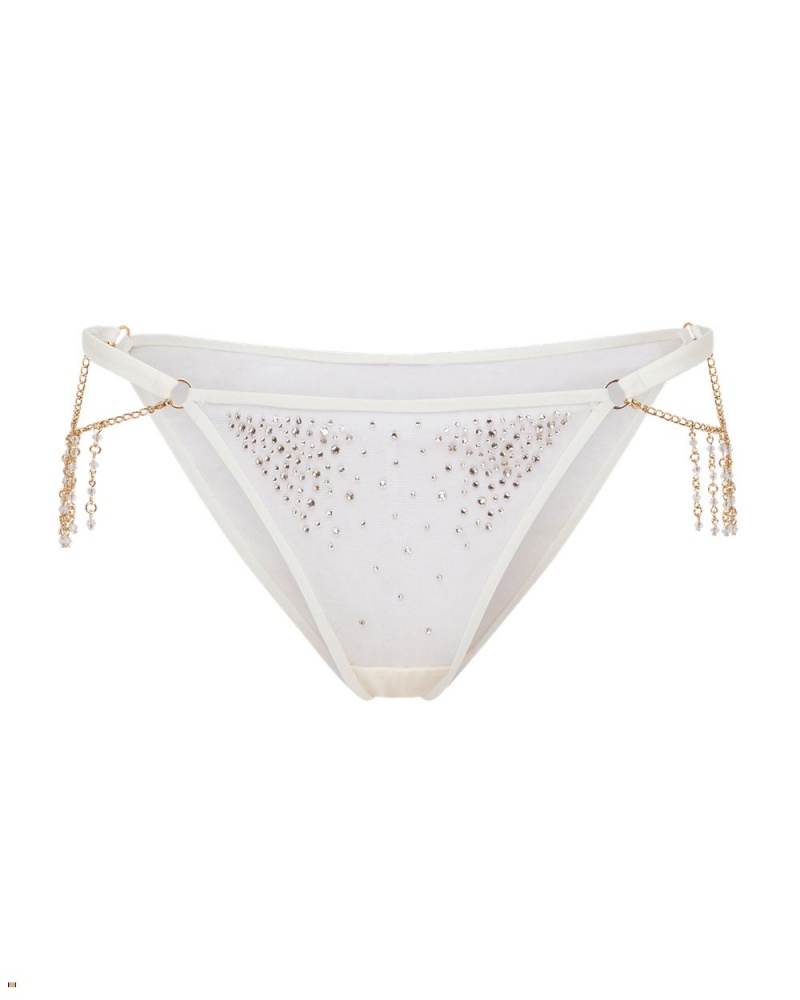 Agent Provocateur Solar Women\'s Brief White Brown | BIFZXGE-59