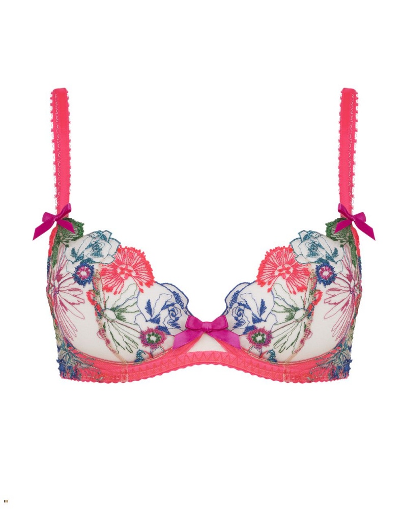 Agent Provocateur Zuri Plunge Underwired Women\'s Bras Multicolor | MXNFEAC-03